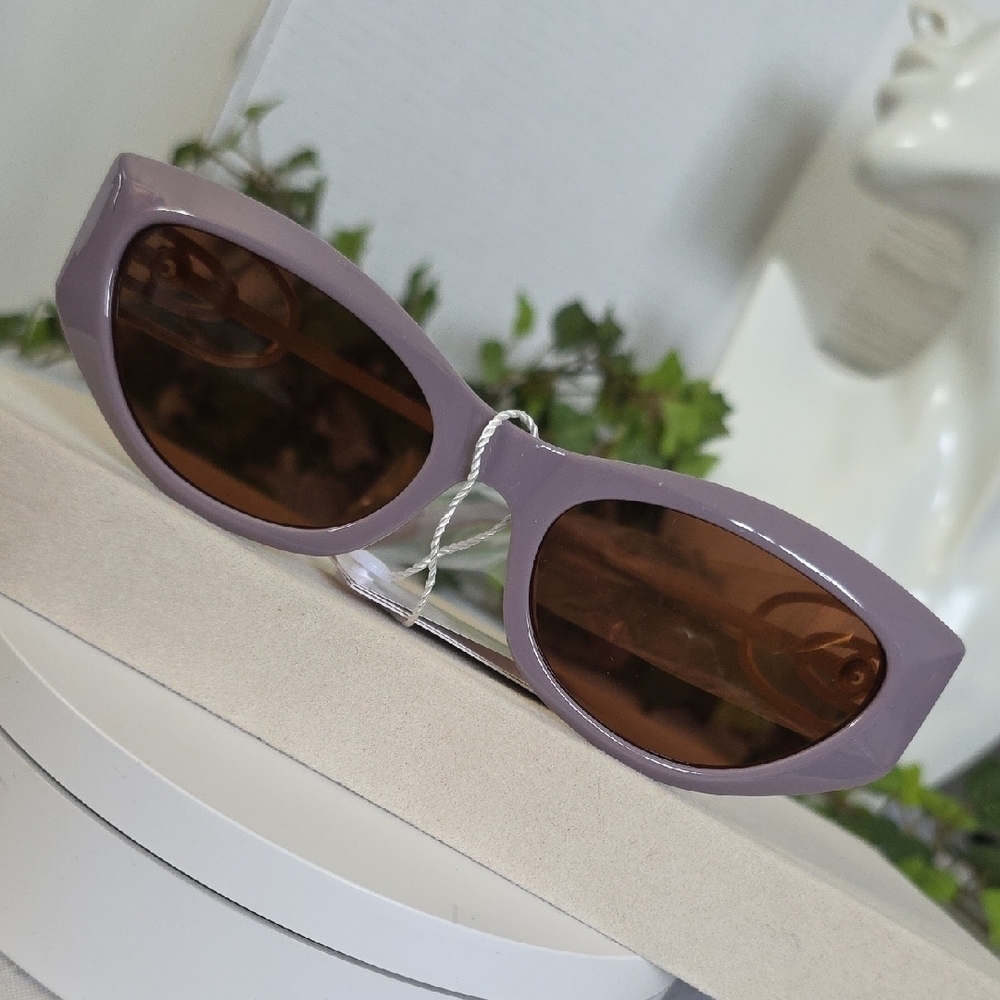Mauve Cat Eye Fashion Sunglasses
